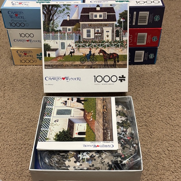 Charles Wysocki Puzzle - In Spring - Picture 2 of 2